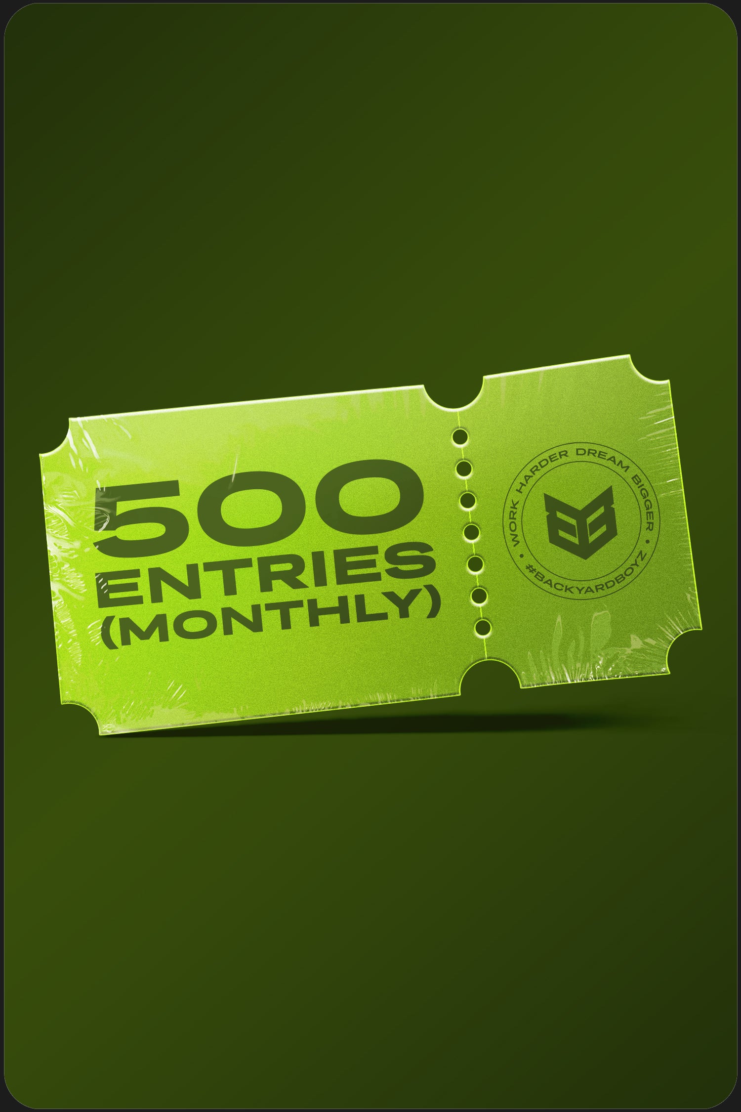500 ENTRIES (Monthly)