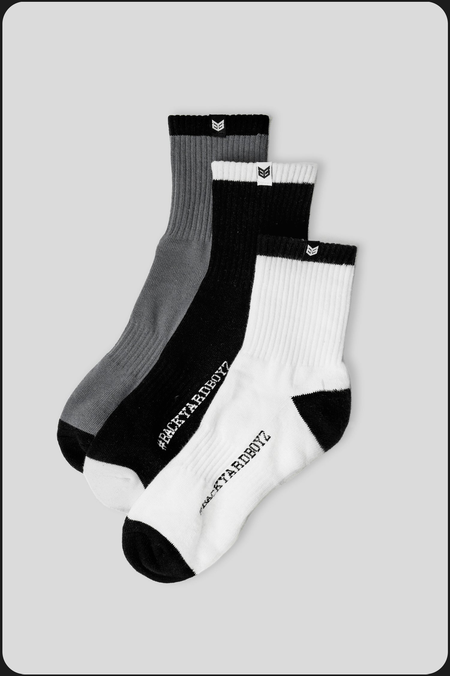 3-Pack of BYB Cotton Socks