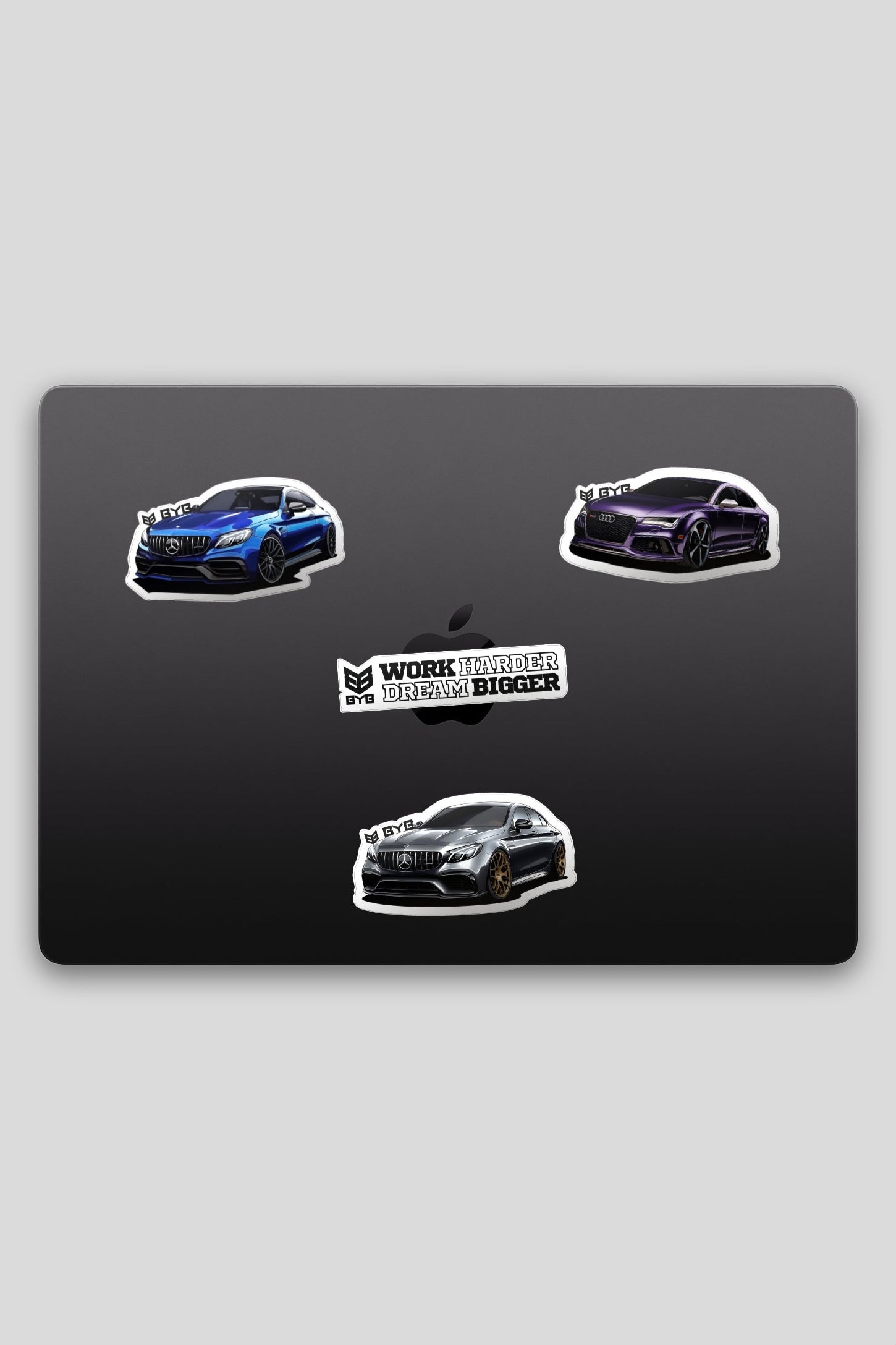 Work Harder Dream Bigger Sticker